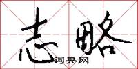 志略怎么写好看