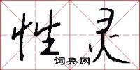性灵怎么写好看