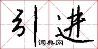 引进怎么写好看