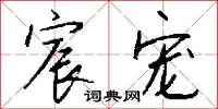 宸宠怎么写好看