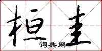 桓圭怎么写好看
