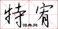 特宥怎么写好看