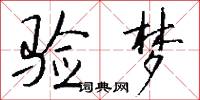 验梦怎么写好看
