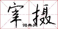 宰摄怎么写好看