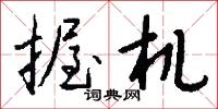 握机怎么写好看