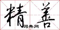 精善怎么写好看
