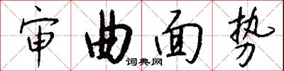 审曲面势怎么写好看