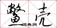 鳖壳怎么写好看