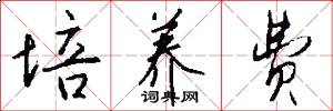 培养费怎么写好看