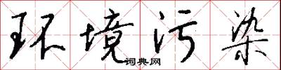 环境污染怎么写好看