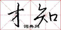 才知怎么写好看