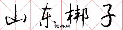山东梆子怎么写好看