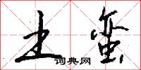 土蛮怎么写好看