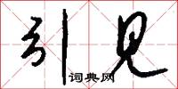 引见怎么写好看