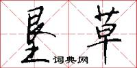 垦草怎么写好看