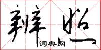 辨照怎么写好看