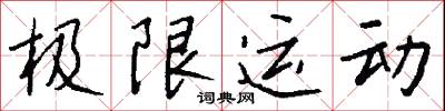 极限运动怎么写好看