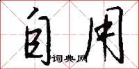自用怎么写好看