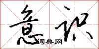 意识怎么写好看