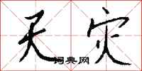 天灾怎么写好看