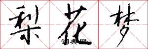 梨花梦怎么写好看