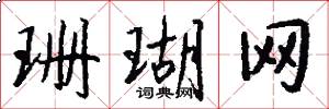 珊瑚网怎么写好看