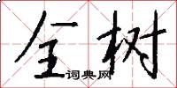 全树怎么写好看