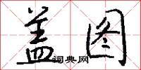 盖图怎么写好看