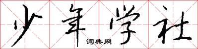 少年学社怎么写好看