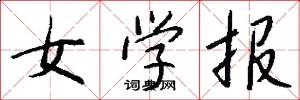女学报怎么写好看