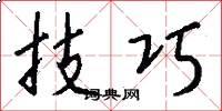技巧怎么写好看