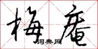 梅庵怎么写好看