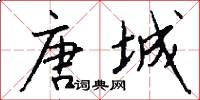 唐城怎么写好看