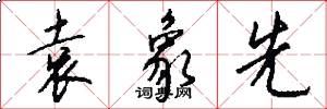 袁象先怎么写好看