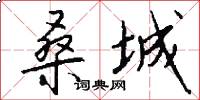桑城怎么写好看