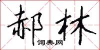 郝林怎么写好看