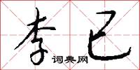 李已怎么写好看