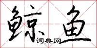 鲸鱼怎么写好看