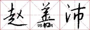 赵善沛怎么写好看