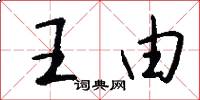王由怎么写好看