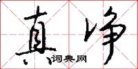 真净怎么写好看