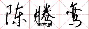 陈腾鸾怎么写好看