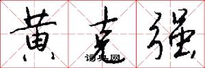 黄克强怎么写好看