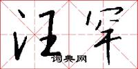 汪罕怎么写好看