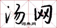 汤网怎么写好看