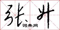 张升怎么写好看