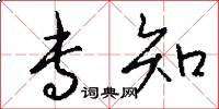 专知怎么写好看