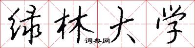 绿林大学怎么写好看