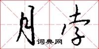 月孛怎么写好看