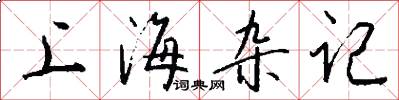 上海杂记怎么写好看